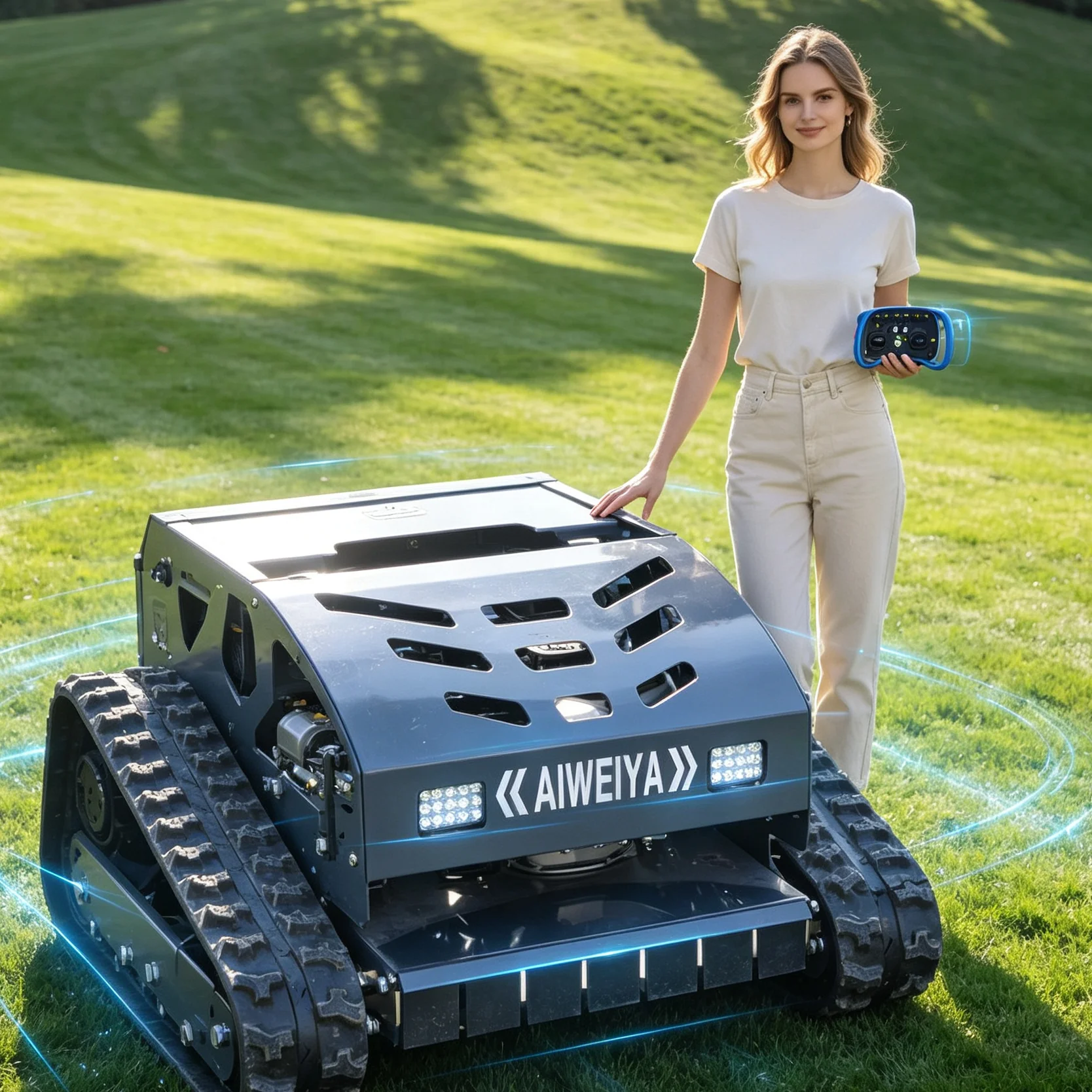 Customized Remote Control Lawn Mower Wireless RC Lawn Mower All Terrain Remote Control Lawn Mower For Farm
Customized Remote Control Lawn Mower Wireless RC Lawn Mower All Terrain Remote Control Lawn Mower For Farm
