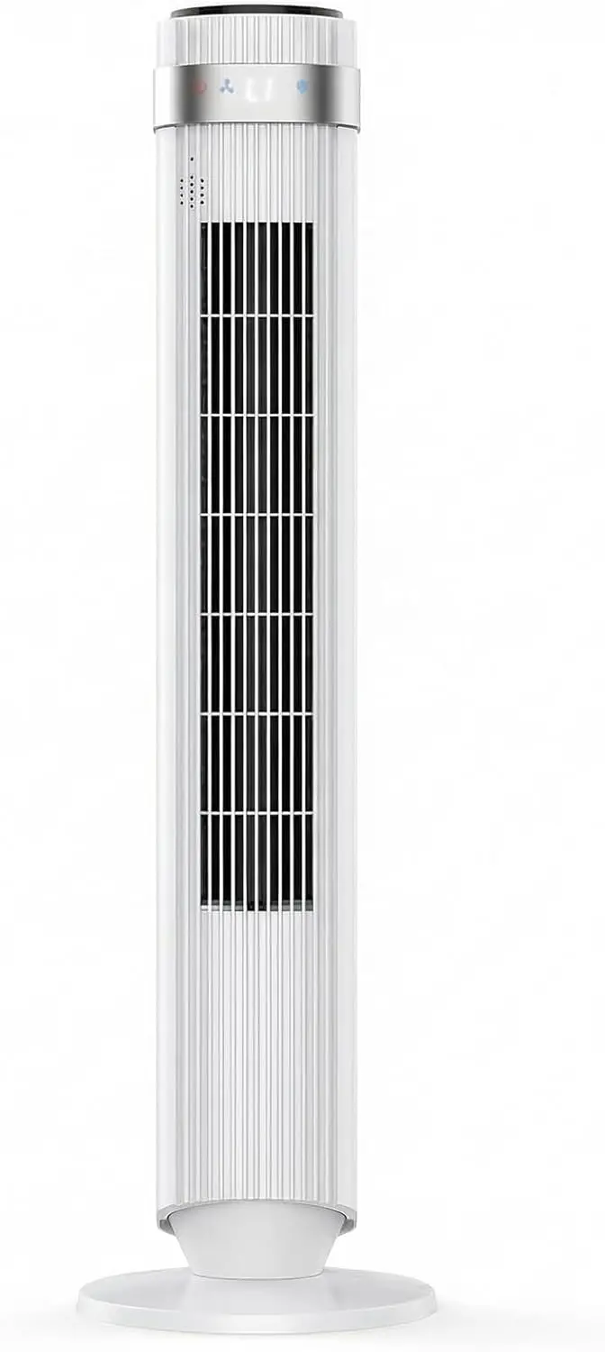 Tower Fan for Bedroom, Floor Standing Fan with Remote, 12H Timer, 5 Speeds, 4 Modes, LED Display, Portable Bladeless Os
Tower Fan for Bedroom, Floor Standing Fan with Remote, 12H Timer, 5 Speeds, 4 Modes, LED Display, Portable Bladeless Os