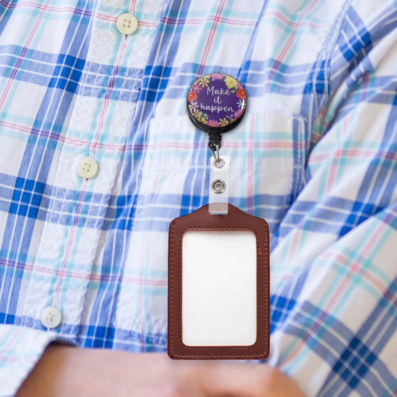 Creative Retractable for Nurses ID Cards Keys Work Reel Clip Sturdy Multi-Function Employee Name Card Holder Belt Clip
Creative Retractable for Nurses ID Cards Keys Work Reel Clip Sturdy Multi-Function Employee Name Card Holder Belt Clip