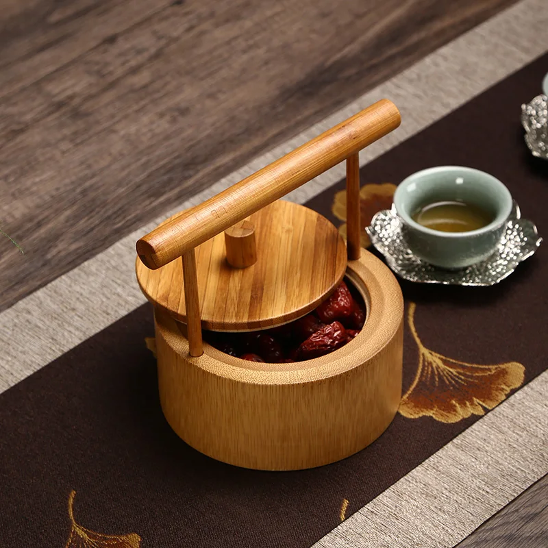 Bamboo Handle Basket Mini Desktop Candy Storage Box Chinese Bamboo Pastry Plate Dried Fruit Snack Holder Snack Organizer
Bamboo Handle Basket Mini Desktop Candy Storage Box Chinese Bamboo Pastry Plate Dried Fruit Snack Holder Snack Organizer