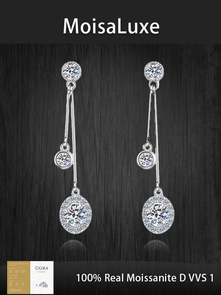 Официальный магазин MoisaLuxe GRA Moissanite Plata, стерлинговое серебро 925 пробы, роскошные легкие роскошные серьги-кольца для женщин, модные ювелирные изделия
Официальный магазин MoisaLuxe GRA Moissanite Plata, стерлинговое серебро 925 пробы, роскошные легкие роскошные серьги-кольца для женщин, модные ювелирные изделия