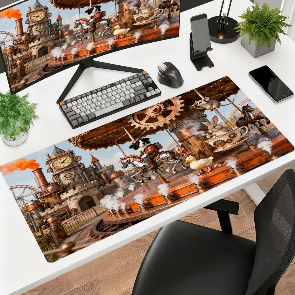Mechanical Amusement Park Animal Carousel Desk Mat HD Print Multi Sizes Non Slip Gaming Office Laptop Large Mouse Pad Multifunct
Mechanical Amusement Park Animal Carousel Desk Mat HD Print Multi Sizes Non Slip Gaming Office Laptop Large Mouse Pad Multifunct