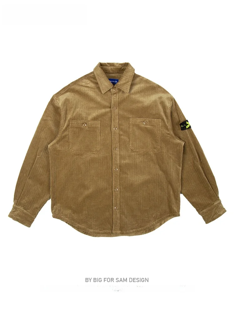 American Sle Long Sve Corduroy irt Men's Loose Fit Hip Hop Street Sle Jaet Autumn Winter Youth Faion Breathable ...
American Sle Long Sve Corduroy irt Men's Loose Fit Hip Hop Street Sle Jaet Autumn Winter Youth Faion Breathable ...