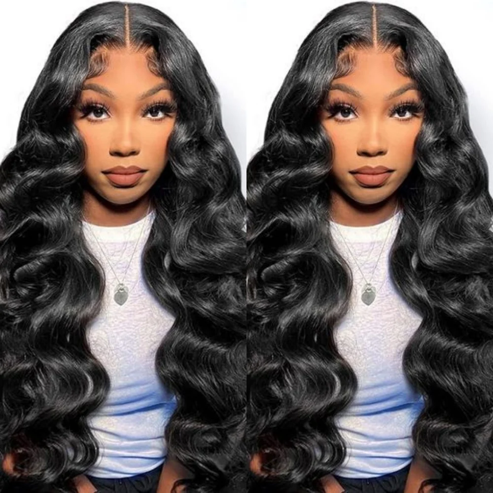 40 Inch 200% Density Body Wave 13x4 HD Lace Frontal Wig Human Hair Pre Plucked Wigs Brazilian Hair Natural Black With Body Hair
40 Inch 200% Density Body Wave 13x4 HD Lace Frontal Wig Human Hair Pre Plucked Wigs Brazilian Hair Natural Black With Body Hair