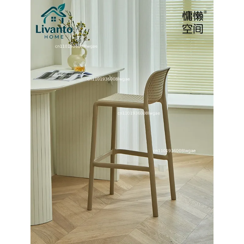 Modern Simple Chair High Chair High Stool Home Backrest Stool Front Desk Chair Bar Stool Outdoor
Modern Simple Chair High Chair High Stool Home Backrest Stool Front Desk Chair Bar Stool Outdoor