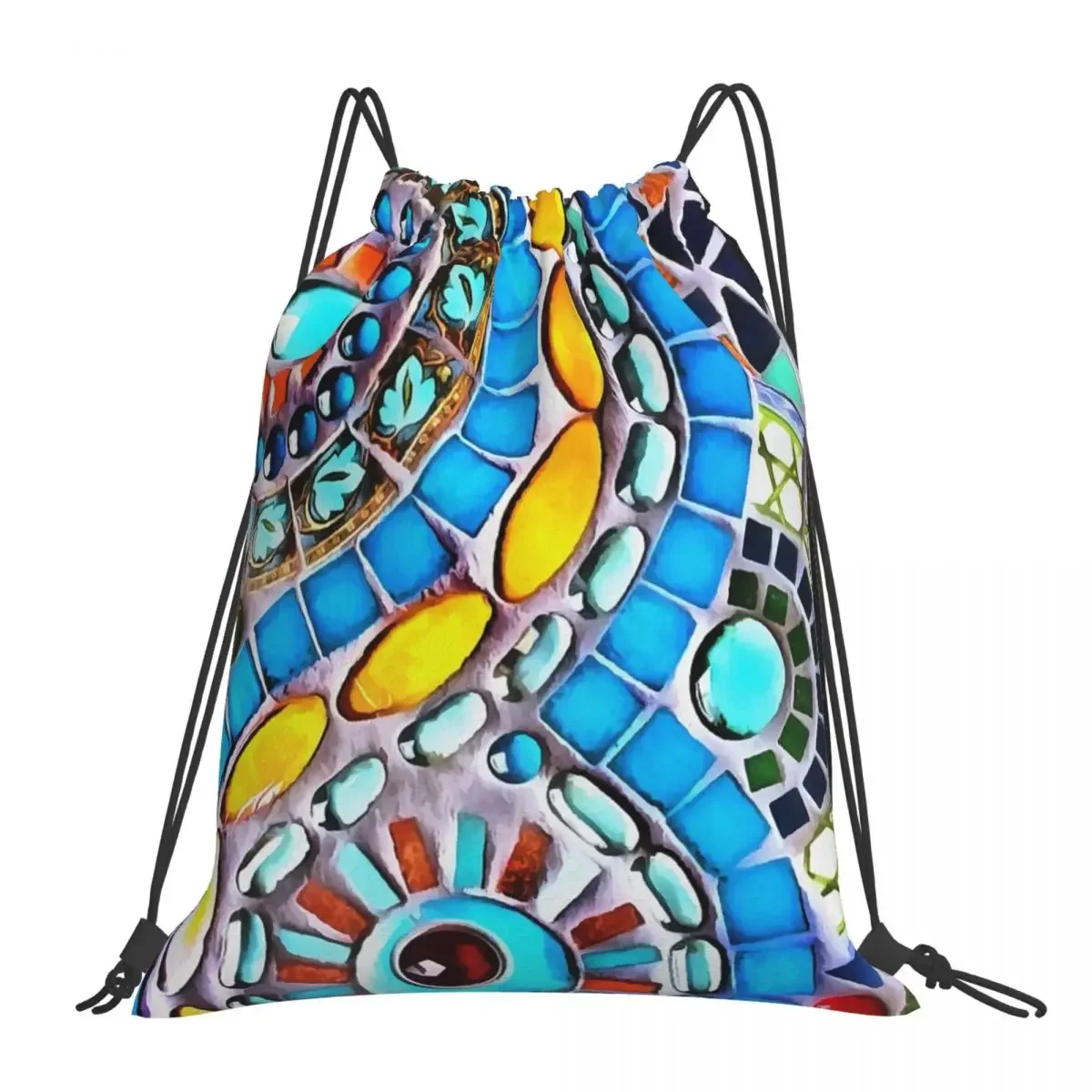 Gaudi Barselona Mosaic Backpacks Portable Drawstring Bags Drawstring Bundle Pocket Shoes Bag Book Bags For Man Woman Students
Gaudi Barselona Mosaic Backpacks Portable Drawstring Bags Drawstring Bundle Pocket Shoes Bag Book Bags For Man Woman Students