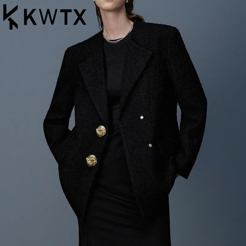 KWTX Women’s Casual Blazer High Street SS25 Lightweight Solid Color Elegant Designer Exquisite Buttons Luxury Chic
KWTX Women’s Casual Blazer High Street SS25 Lightweight Solid Color Elegant Designer Exquisite Buttons Luxury Chic