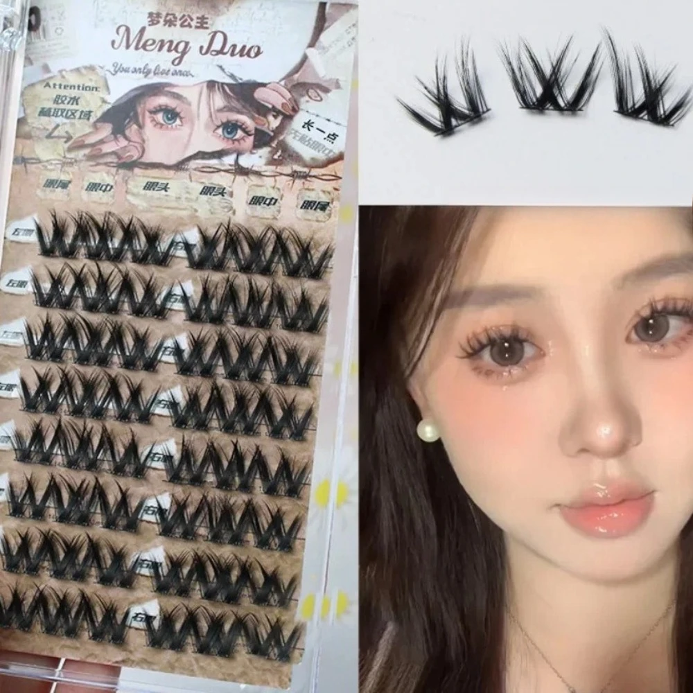 8 Rows Slant Flying Brown False Eyelashes Fox Natural Little Devil Fake Eyelash Thick Dense Curled Segmented Lashes Extension
8 Rows Slant Flying Brown False Eyelashes Fox Natural Little Devil Fake Eyelash Thick Dense Curled Segmented Lashes Extension
