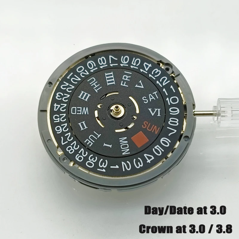 Black Seiko NH36 NH36A Movement Roman Wheel Crown at 3.0/3.8 Automatic Mechanical Movt SEIKO SKX007 SRPD Watch Repair Parts
Black Seiko NH36 NH36A Movement Roman Wheel Crown at 3.0/3.8 Automatic Mechanical Movt SEIKO SKX007 SRPD Watch Repair Parts