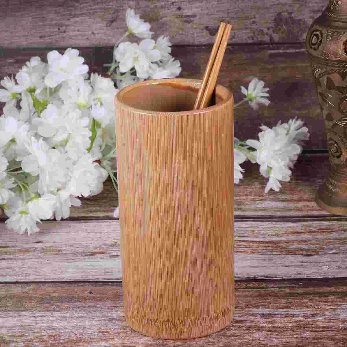 18 CM Kitchen Dishwasher Reusable Bamboo Chopstick Holding Rack Spoon Fork Holder Cutlery Storage Tube Chopsticks Barrel Table
18 CM Kitchen Dishwasher Reusable Bamboo Chopstick Holding Rack Spoon Fork Holder Cutlery Storage Tube Chopsticks Barrel Table