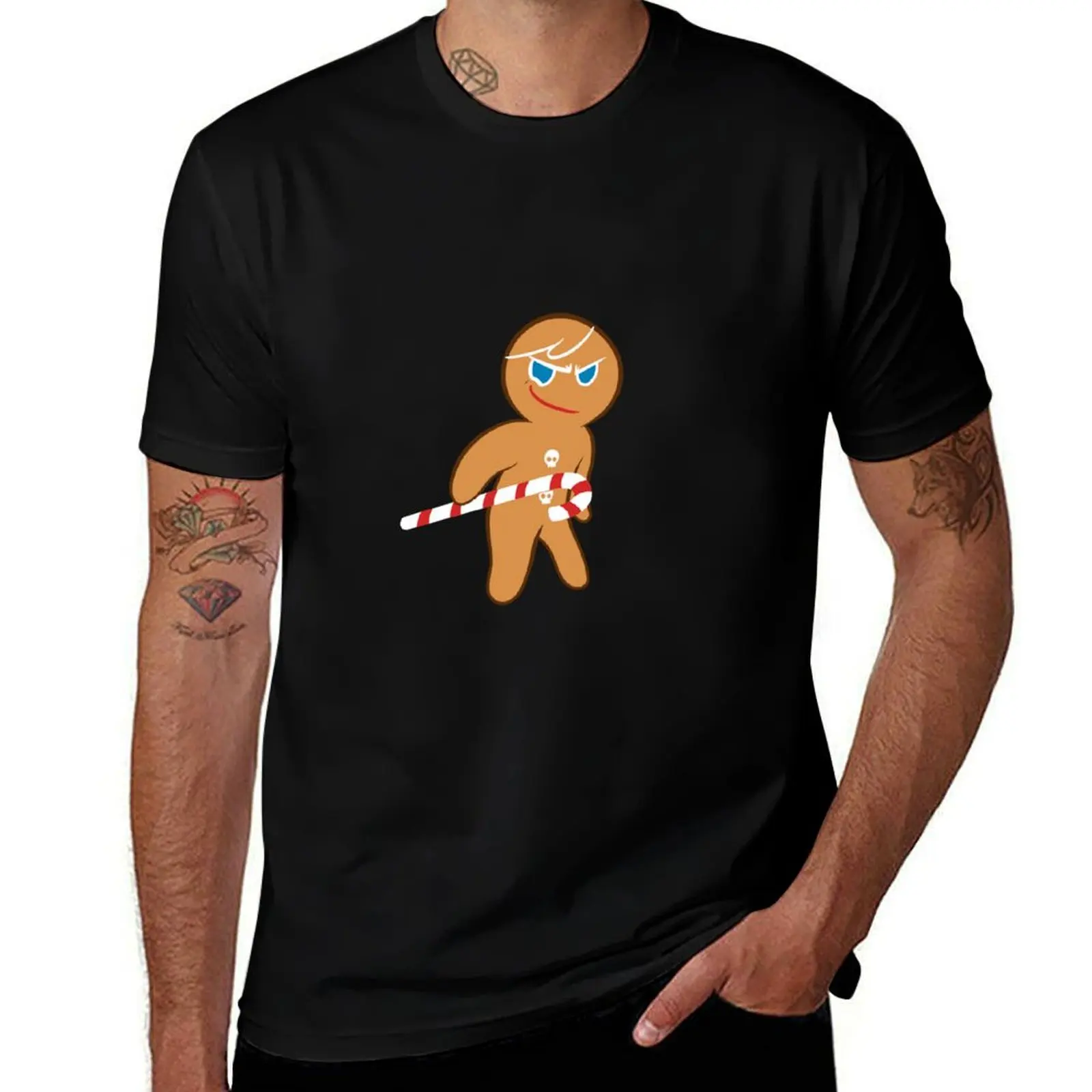 Ginger Brave Cookie T-Shirt Retro Style Print Casual Top
Ginger Brave Cookie T-Shirt Retro Style Print Casual Top