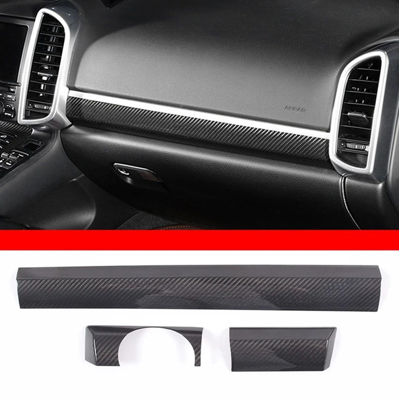 Для Porsche Cayenne 2011-2017, Центральная панель автомобильной консоли из сухого углеродного волокна, крышка приборной панели, декоративная отделка, наклейки, детали
Для Porsche Cayenne 2011-2017, Центральная панель автомобильной консоли из сухого углеродного волокна, крышка приборной панели, декоративная отделка, наклейки, детали