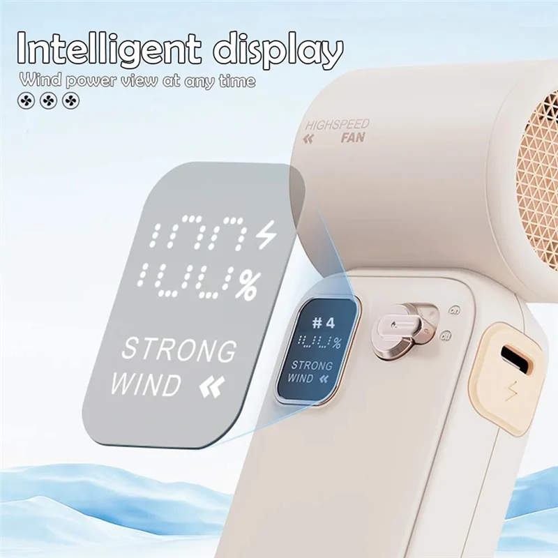 A88E-High Speed Handheld Turbo Fan Adjustable Rechargeable Portable Fan For Daily Use
A88E-High Speed Handheld Turbo Fan Adjustable Rechargeable Portable Fan For Daily Use