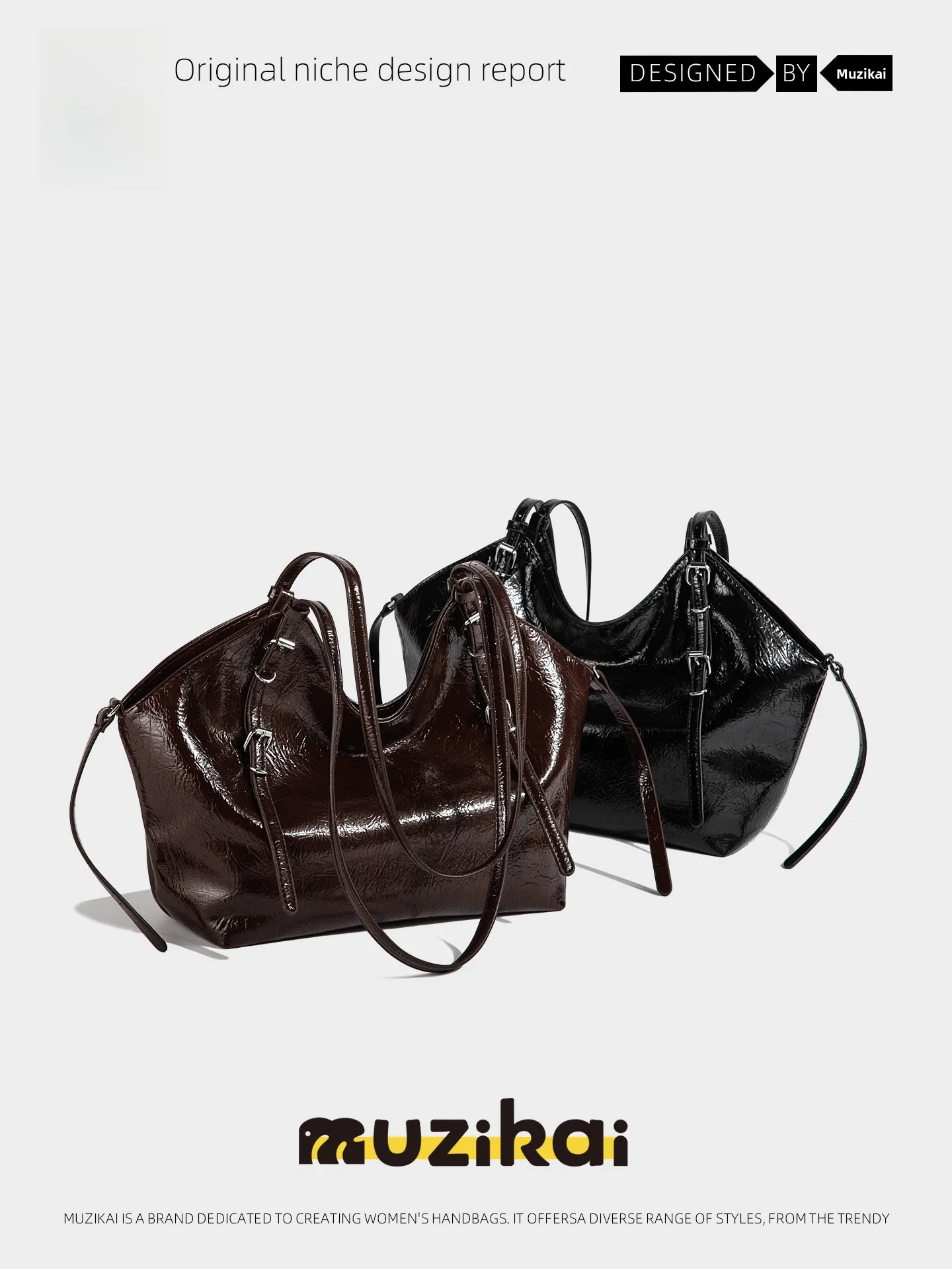MuziKai Large Capacity Commuter Tote Bag Women's Simple Stylish British Style Handbag Magnetic Buckle Closure Shopping Bag
MuziKai Large Capacity Commuter Tote Bag Women's Simple Stylish British Style Handbag Magnetic Buckle Closure Shopping Bag