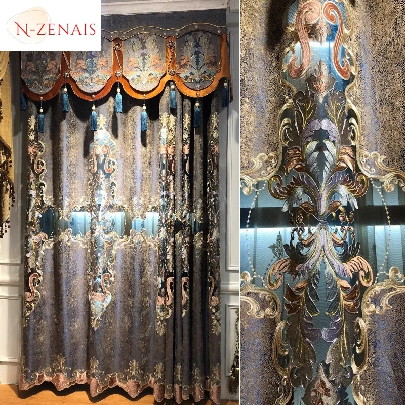 Custom Size!!European Luxury Style Atmospheric Embroidered Gauze Blackout Curtains for Living Dining Room Bedroom Window Decor
Custom Size!!European Luxury Style Atmospheric Embroidered Gauze Blackout Curtains for Living Dining Room Bedroom Window Decor