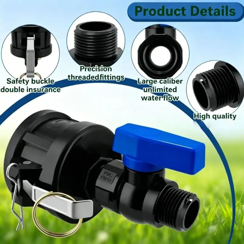 2 Inch Lever Fastening Water Control Unit With Blue Handle For Storage Tanks Includes Attachments And Sealing factors 37JD
2 Inch Lever Fastening Water Control Unit With Blue Handle For Storage Tanks Includes Attachments And Sealing factors 37JD