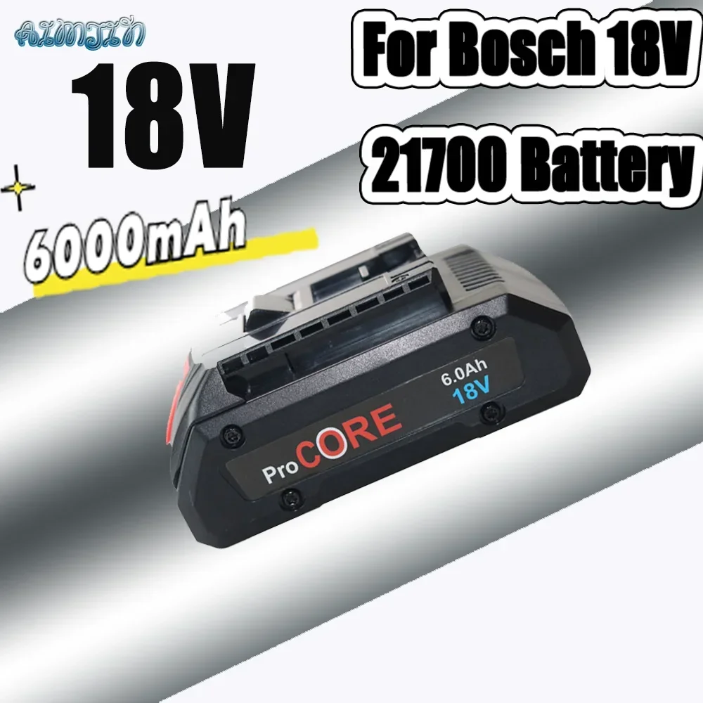 18V 6000mAH ProCORE replacement battery, for Bosch 18V cordless tools BAT609 BAT618 GBA18V 21700 high power 5C power cell
18V 6000mAH ProCORE replacement battery, for Bosch 18V cordless tools BAT609 BAT618 GBA18V 21700 high power 5C power cell