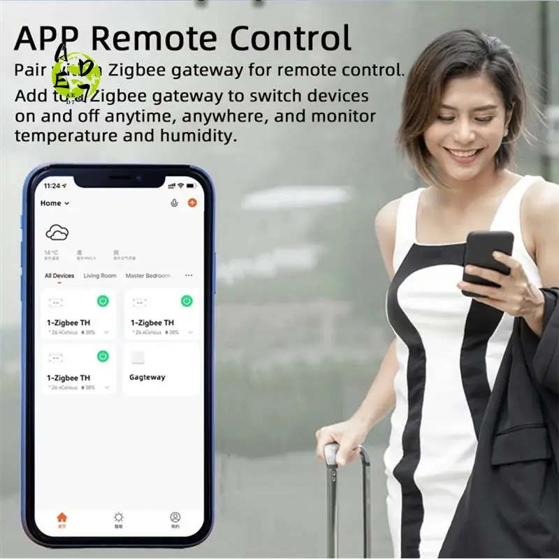 AED7-Tuya Zigbee 1-клавишный интеллектуальный переключатель с датчиком температуры и влажности, приложение Tuya Smart Life, пассивное сухое контактное реле
AED7-Tuya Zigbee 1-клавишный интеллектуальный переключатель с датчиком температуры и влажности, приложение Tuya Smart Life, пассивное сухое контактное реле