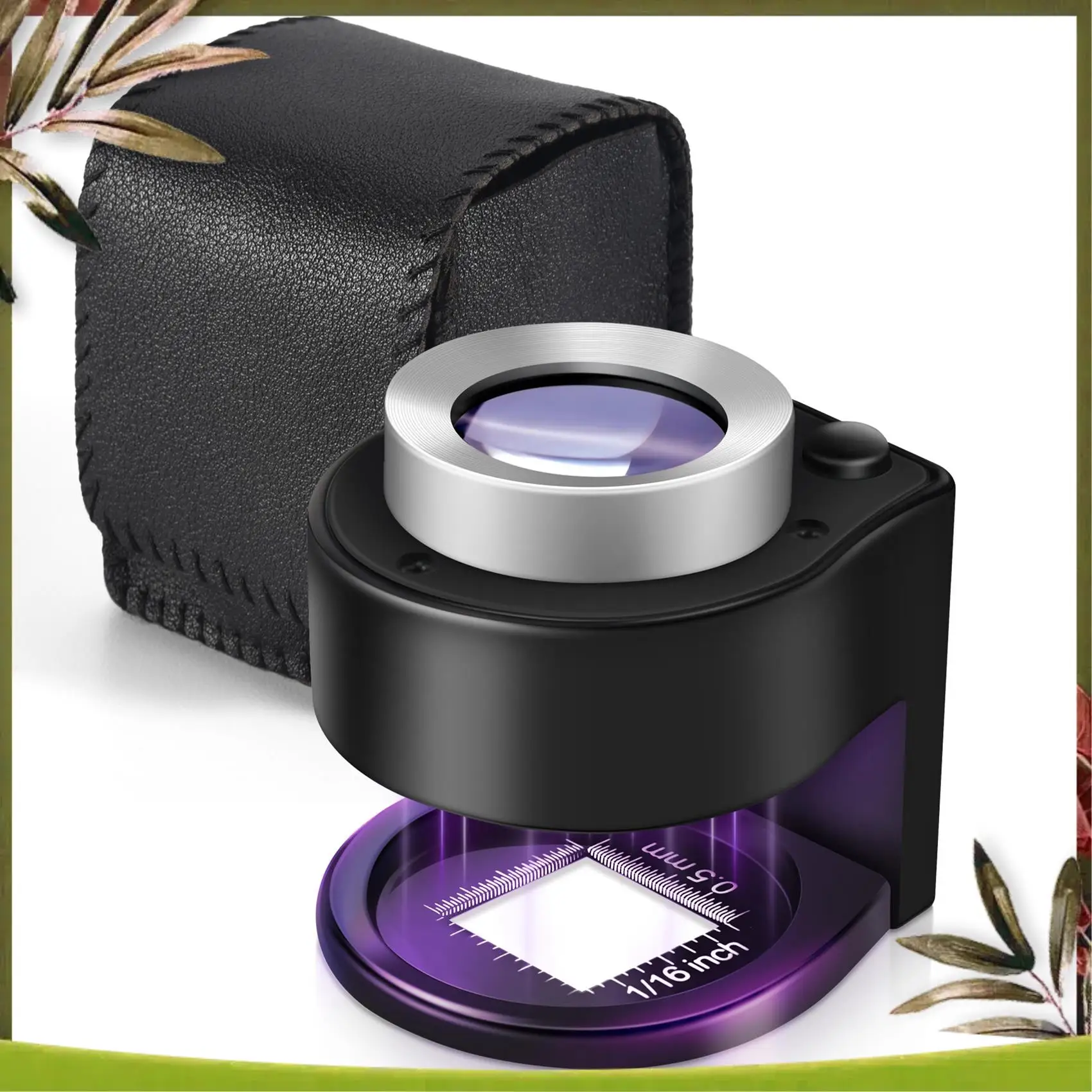 New-30X Scale Desktop Magnifier With 3 LED Mini Handheld Illuminated Magnifying Glass Dual Optical Glass Jeweler Loupe
New-30X Scale Desktop Magnifier With 3 LED Mini Handheld Illuminated Magnifying Glass Dual Optical Glass Jeweler Loupe
