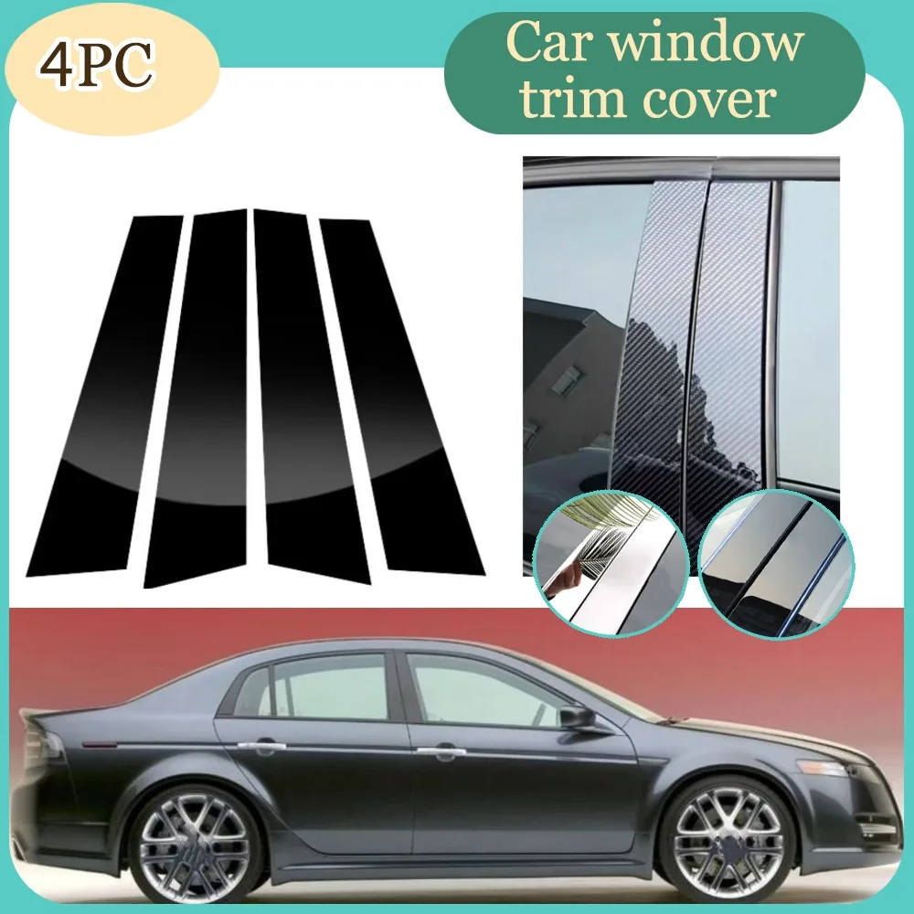 4PCS Glossy Black Silver Carbon Pillar Post Fit For Acura TL UA6 UA7 UC 2003-2008 Door Window Column BC Trim Sticker Cover
4PCS Glossy Black Silver Carbon Pillar Post Fit For Acura TL UA6 UA7 UC 2003-2008 Door Window Column BC Trim Sticker Cover