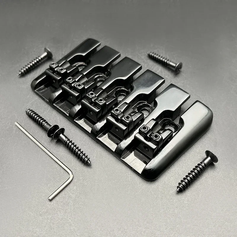 5-String Chunky Electric Bass Guitar Bridge 95x49.5MM Bottom Through String Spacing 16.5MM Bass Fixed Vintage Bridge
5-String Chunky Electric Bass Guitar Bridge 95x49.5MM Bottom Through String Spacing 16.5MM Bass Fixed Vintage Bridge