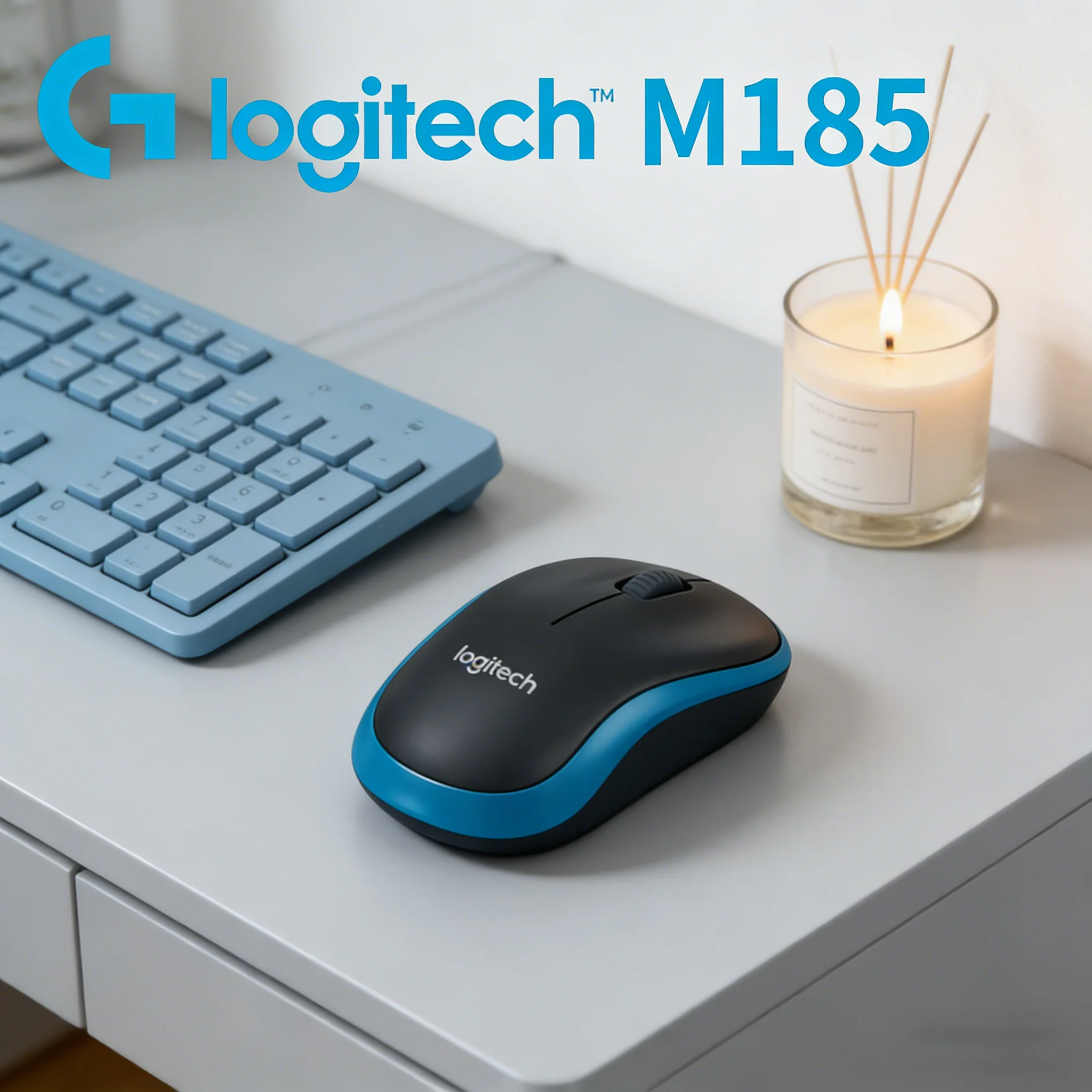 Logitech M185 Wireless Mouse, 2.4G 10m Stable Connection, 12-Month Battery Life, Plug & Play for Home Office Laptop PC
Logitech M185 Wireless Mouse, 2.4G 10m Stable Connection, 12-Month Battery Life, Plug & Play for Home Office Laptop PC