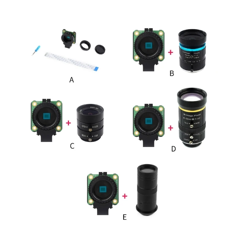 Camera Module forRaspberry Global Shutter 1.6MP Camera Modules Optional RPI Long or Short ZoomLens Microscope Lens
Camera Module forRaspberry Global Shutter 1.6MP Camera Modules Optional RPI Long or Short ZoomLens Microscope Lens