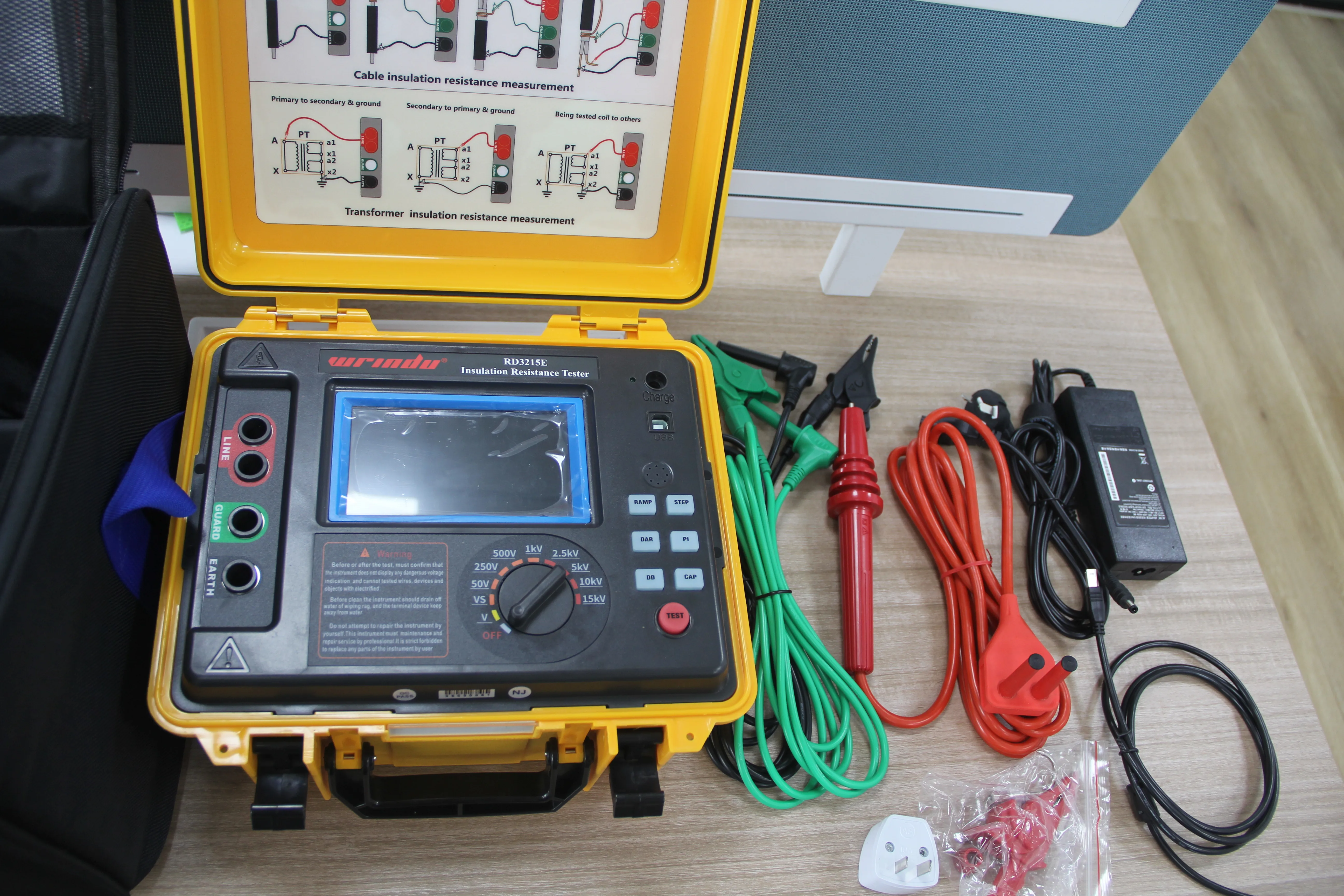 Gold seller High Repurchase Rate Factory Price Digital 5kV 10kV 15kV 20kV Megohmmeter High Voltage Megohmeter Insulation Resista
Gold seller High Repurchase Rate Factory Price Digital 5kV 10kV 15kV 20kV Megohmmeter High Voltage Megohmeter Insulation Resista
