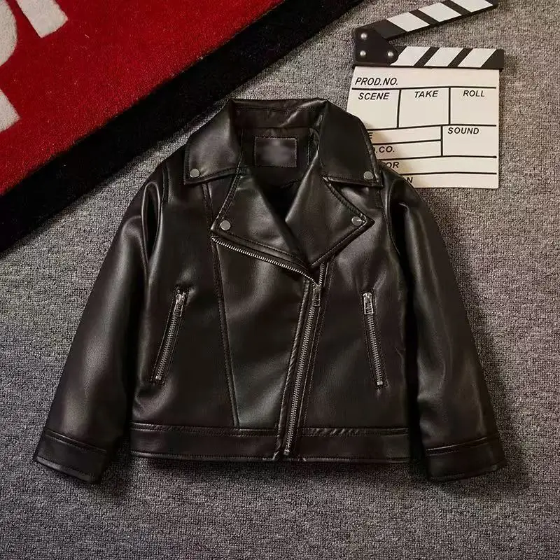 Children's Leather Jacket Autumn/Winter New Style Boys' Handsome Casual PU Jacket Casual Zipper Coat
Children's Leather Jacket Autumn/Winter New Style Boys' Handsome Casual PU Jacket Casual Zipper Coat
