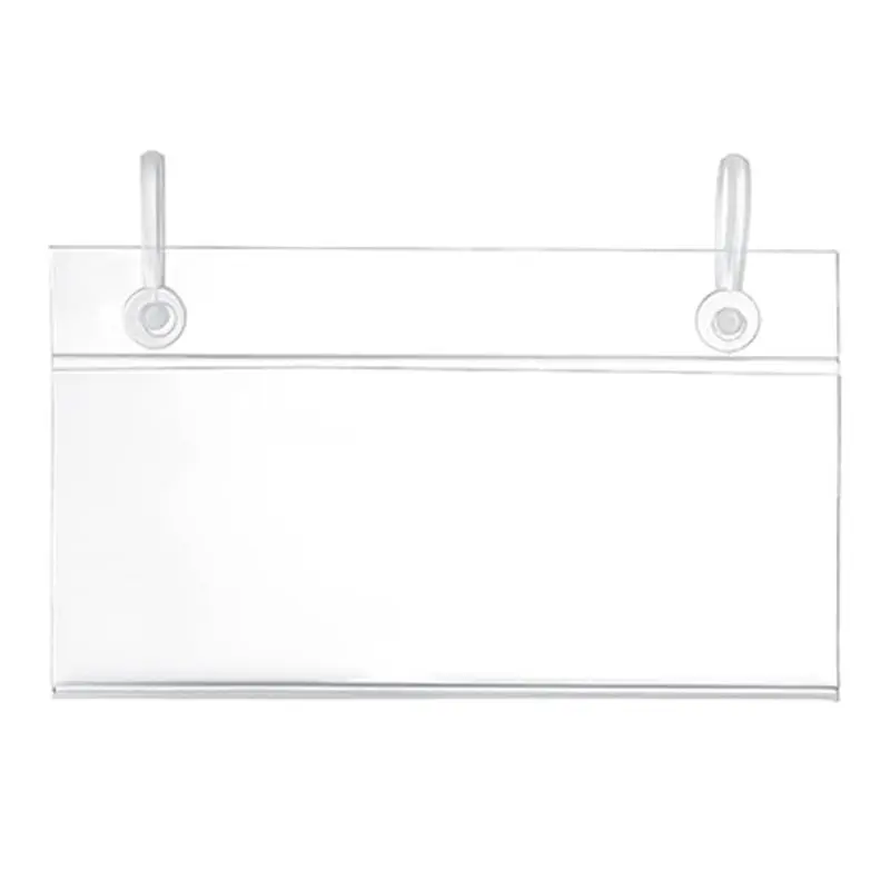 AT84-200PCS Wire Shelf Label Holders,4Inch X 2.3Inch Clear Price Tag Holder For Wire Plastic Shelving
AT84-200PCS Wire Shelf Label Holders,4Inch X 2.3Inch Clear Price Tag Holder For Wire Plastic Shelving
