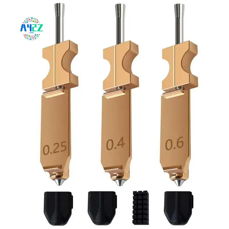 A42Z-3PK Upgraded 0.25+0.4+0.6MM Hotend Kit For Flashforge AD5X Quick-Detachable Nozzle,Extra 3 Silicone Cover 1 Nozzle Brush
A42Z-3PK Upgraded 0.25+0.4+0.6MM Hotend Kit For Flashforge AD5X Quick-Detachable Nozzle,Extra 3 Silicone Cover 1 Nozzle Brush