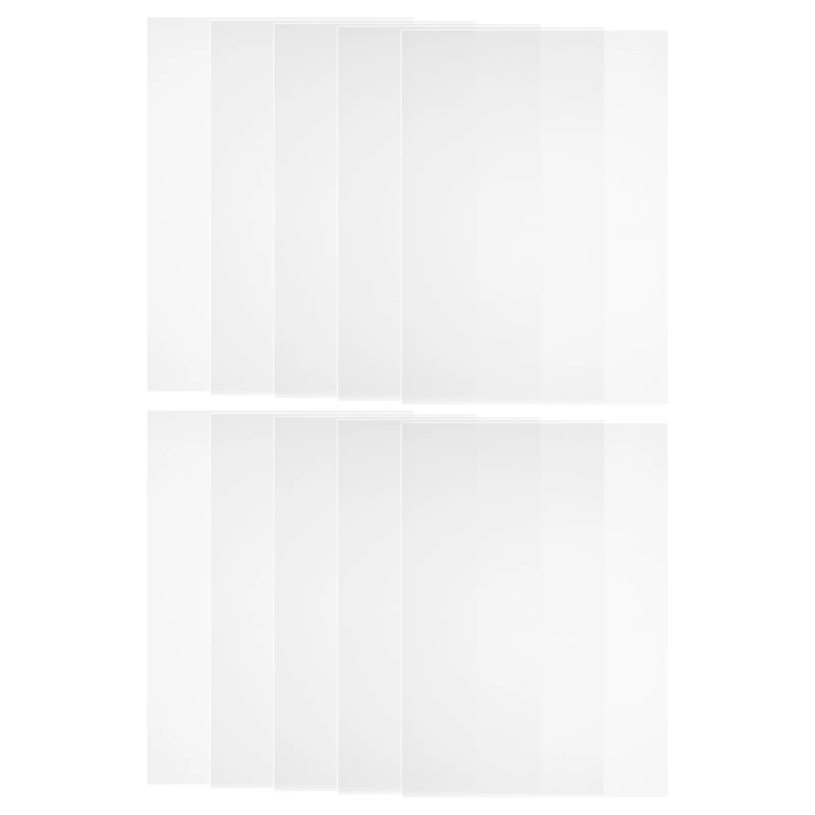 10 Pcs Transparent Sheet Transparency Film Hard Plastic Translucent Stencils for Card Making Pvc Rigid Frame
10 Pcs Transparent Sheet Transparency Film Hard Plastic Translucent Stencils for Card Making Pvc Rigid Frame