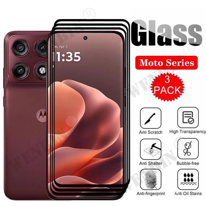 3 Pcs Tempered Glass For Motorola Edge 70 Pro Plus Fusion 60 Screen Protector Full Protective Glass
3 Pcs Tempered Glass For Motorola Edge 70 Pro Plus Fusion 60 Screen Protector Full Protective Glass