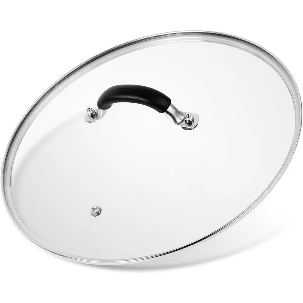 Glass 12 Pan Lid with Stainless Steel Handle for Frying Pans and Pots
Glass 12 Pan Lid with Stainless Steel Handle for Frying Pans and Pots