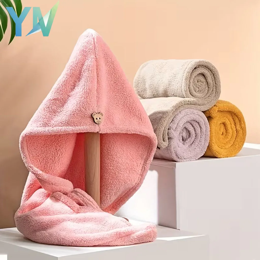 1-10PCS Quick Dry Towel Head Wrap Ultra Absorbent Wringing Hair Turban Womens Super Soft Hair Drying Cap Bath Accessories
1-10PCS Quick Dry Towel Head Wrap Ultra Absorbent Wringing Hair Turban Womens Super Soft Hair Drying Cap Bath Accessories