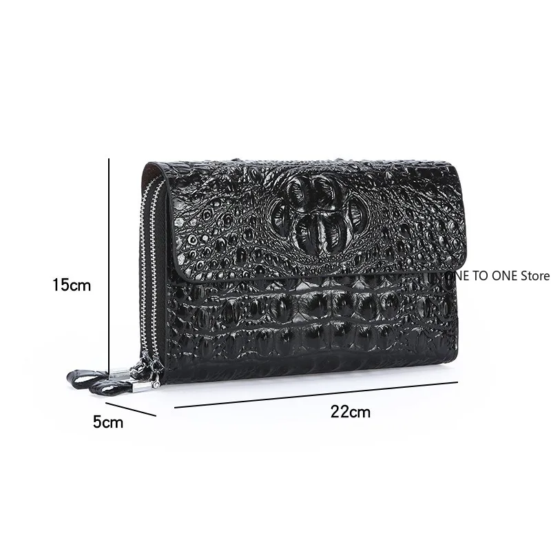High Quality Crocodile Skin Leather Double Zipper Men's Handbags Wallet Card Bag Clutch Sacoches Hommes Bolsos Para Hombre 2026
High Quality Crocodile Skin Leather Double Zipper Men's Handbags Wallet Card Bag Clutch Sacoches Hommes Bolsos Para Hombre 2026