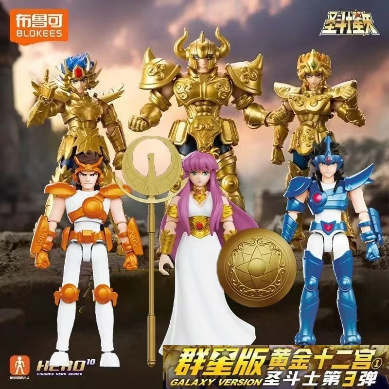 BLOKEES Saint Seiya Myth Cloth Galaxy Version GV03 Athena Taurus Aries Leo Assembly Model Collect Ornaments Children's Gifts Toy
BLOKEES Saint Seiya Myth Cloth Galaxy Version GV03 Athena Taurus Aries Leo Assembly Model Collect Ornaments Children's Gifts Toy