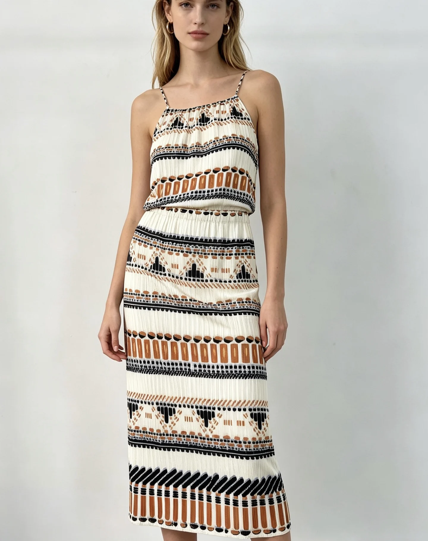 YUDX Miyake Pleated Women Ethnic Print Pleated Midi Skirt High Waist Loose Casual Summer Vacation Chic Elegant A Line Skirt New
YUDX Miyake Pleated Women Ethnic Print Pleated Midi Skirt High Waist Loose Casual Summer Vacation Chic Elegant A Line Skirt New
