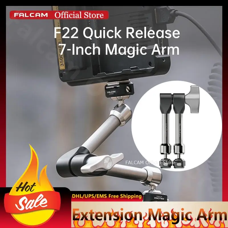 Falcam Official F22 Quick Release 7 Inch Extension Multi-Functional Magic Arm Kit Quick Release Basic Plate Nato Thread Adapter
Falcam Official F22 Quick Release 7 Inch Extension Multi-Functional Magic Arm Kit Quick Release Basic Plate Nato Thread Adapter
