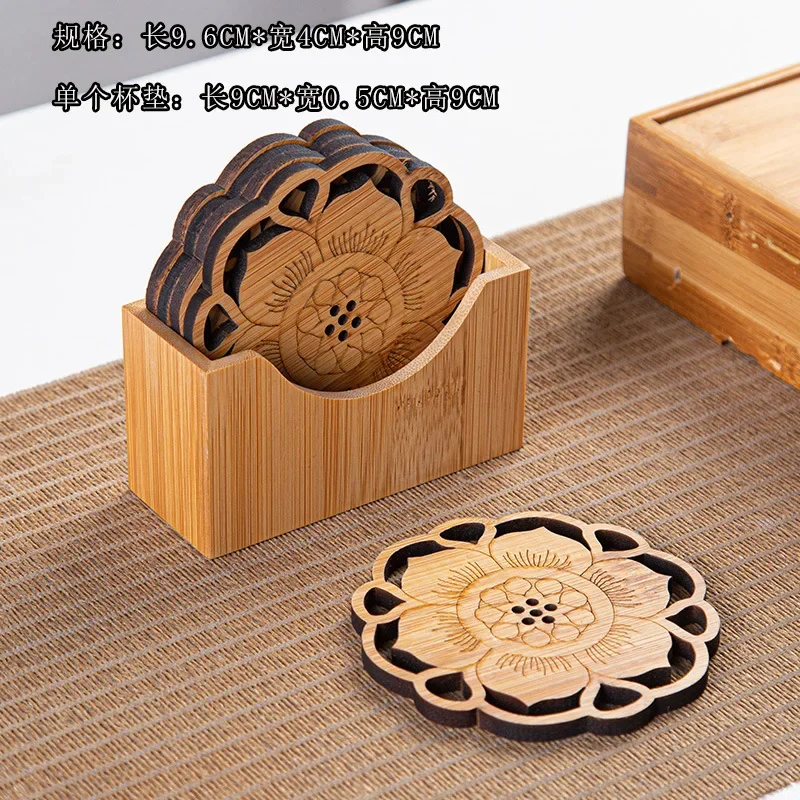 Creative Lotus Flower Drink Coasters Wooden Round Cup Mat Table Mat Tea Coffee Mug Placemat Home Decoration Kitchen Accessories
Creative Lotus Flower Drink Coasters Wooden Round Cup Mat Table Mat Tea Coffee Mug Placemat Home Decoration Kitchen Accessories