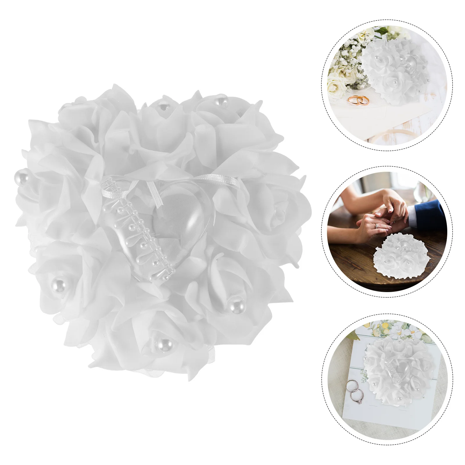 Музыкальная подушка в форме сердца, компактный дизайн, для подушки для обручальных колец, украшенная подушка для свадебных колец, белая
Музыкальная подушка в форме сердца, компактный дизайн, для подушки для обручальных колец, украшенная подушка для свадебных колец, белая