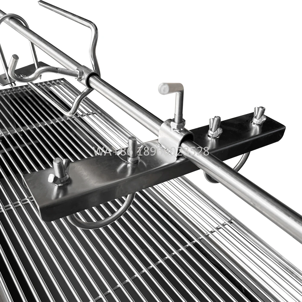 Santa Maria Argentine Grill Spit Restaurant Stainless Steel Outdoor Charcoal BBQ Lamb Hug Rotisserie Parrilla
Santa Maria Argentine Grill Spit Restaurant Stainless Steel Outdoor Charcoal BBQ Lamb Hug Rotisserie Parrilla