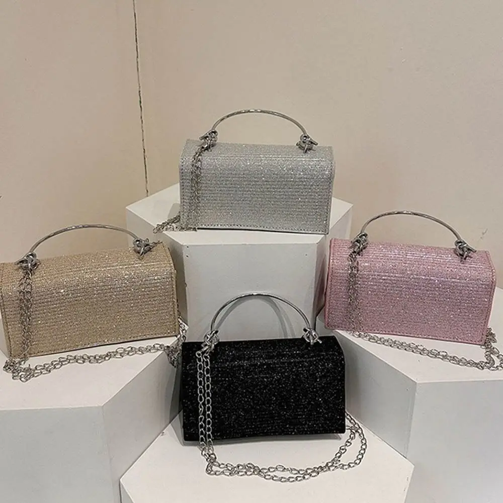 Elegant Women Clutch Bag Trendy Large Capacity Evening Banquet Bag With Chain Metal Top Handle Shiny Crossbody Bag Ladies
Elegant Women Clutch Bag Trendy Large Capacity Evening Banquet Bag With Chain Metal Top Handle Shiny Crossbody Bag Ladies