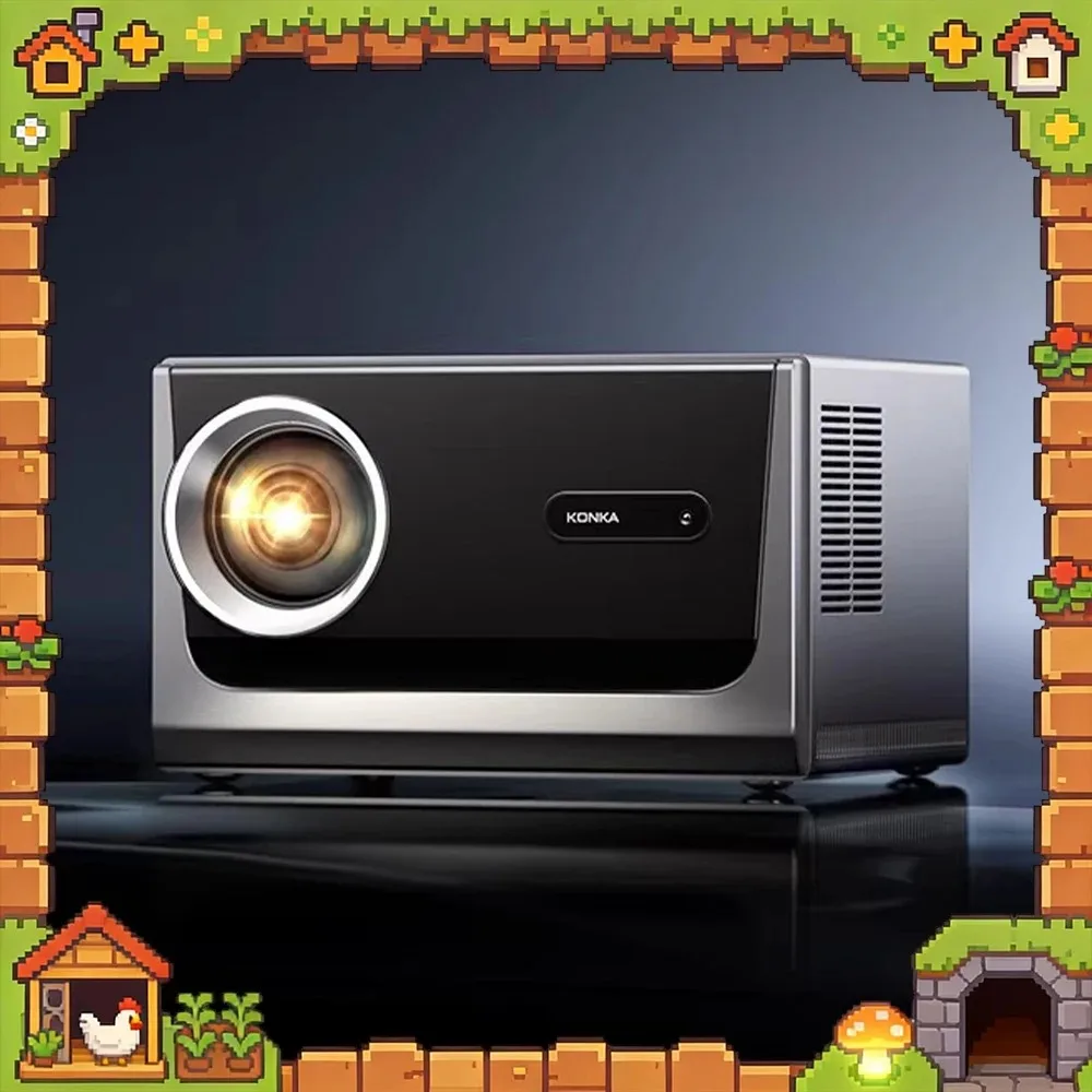 KONKA E30 Projector 1080P 800CVIA Lumens 115W Light Source Power Contrast Projectors Support Four-Way Correction Autofocus Gifts
KONKA E30 Projector 1080P 800CVIA Lumens 115W Light Source Power Contrast Projectors Support Four-Way Correction Autofocus Gifts