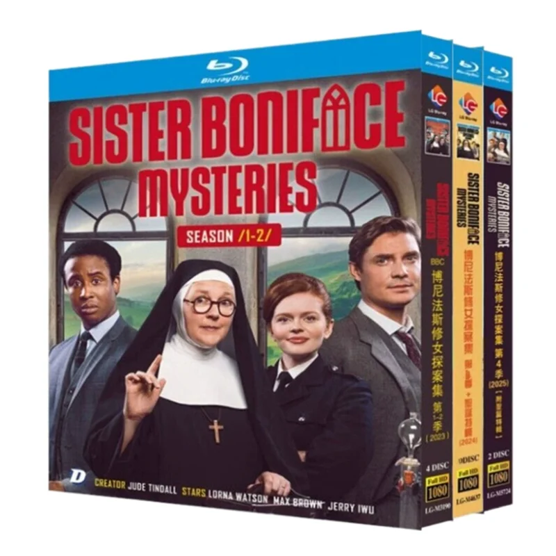 Детективные истории сестры Бонифайс, сезоны 1-4, Blu-ray диск
Детективные истории сестры Бонифайс, сезоны 1-4, Blu-ray диск