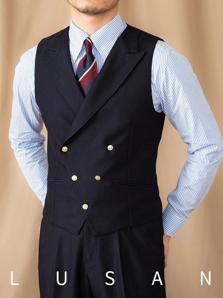 Mr. Deer Tee Commuter Dinner Par Sle Men's Suit Vest Briti Navy Blue Svel oulder Pad Vest Double Button Vest
Mr. Deer Tee Commuter Dinner Par Sle Men's Suit Vest Briti Navy Blue Svel oulder Pad Vest Double Button Vest