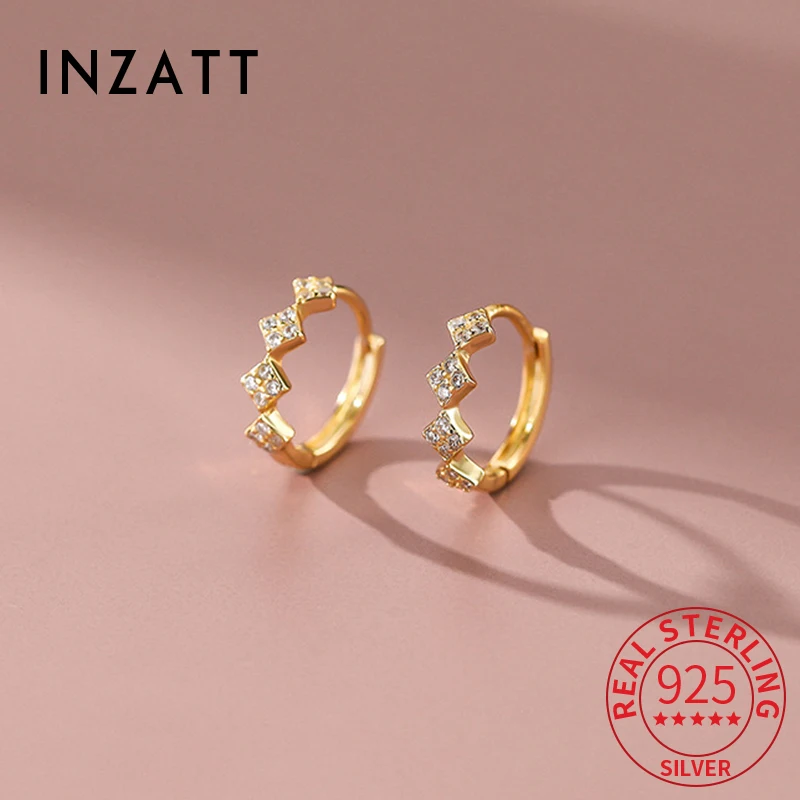 INZATT Real 925 Sterling Silver Zircon Square Hoop Earrings for Women Party Classic Fine Jewelry Geometric 2024 Accessories
INZATT Real 925 Sterling Silver Zircon Square Hoop Earrings for Women Party Classic Fine Jewelry Geometric 2024 Accessories