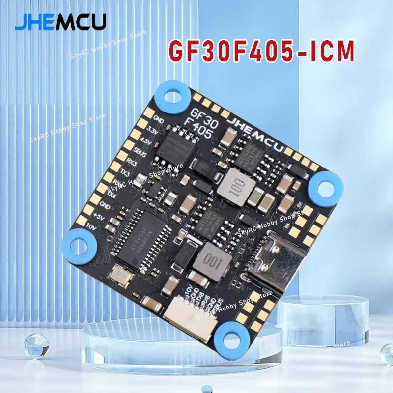 Полетный контроллер JHEMCU GF30F405-ICM F405 3-8S 30x30мм с барометром, OSD, BlackBox, двойным BEC 5В/10В для радиоуправляемых FPV-дронов и фристайла
Полетный контроллер JHEMCU GF30F405-ICM F405 3-8S 30x30мм с барометром, OSD, BlackBox, двойным BEC 5В/10В для радиоуправляемых FPV-дронов и фристайла