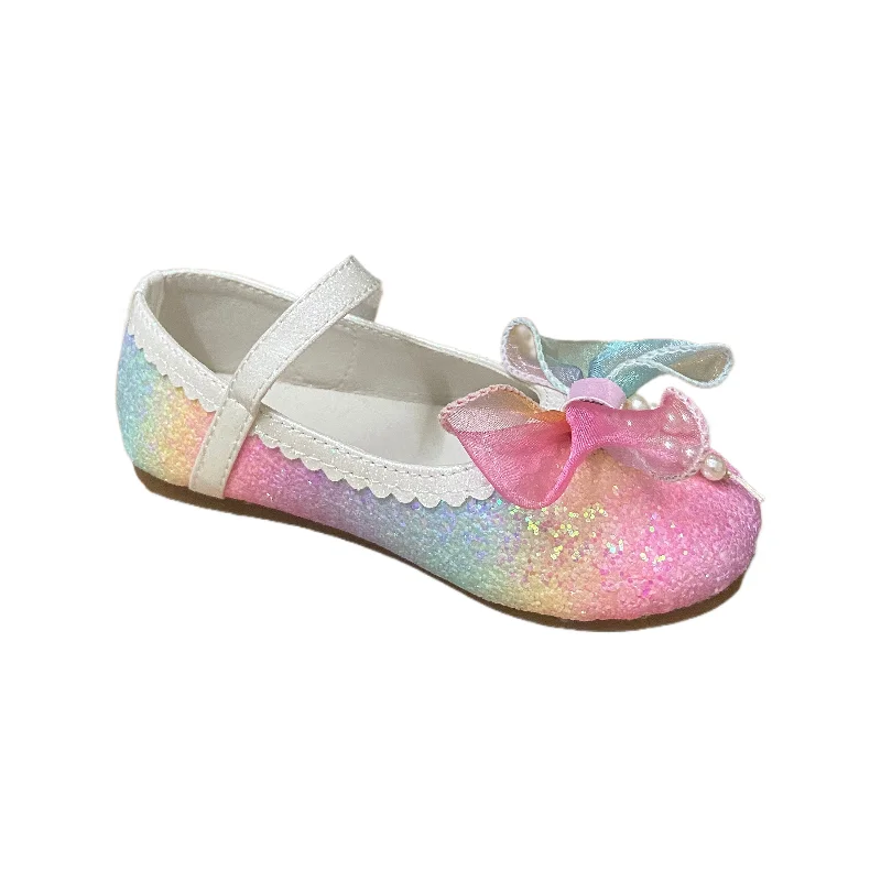 Новые модные детские туфли Jinyu для активного отдыха, радужные, с блестками, из прочной кожи, для малышей.
Новые модные детские туфли Jinyu для активного отдыха, радужные, с блестками, из прочной кожи, для малышей.