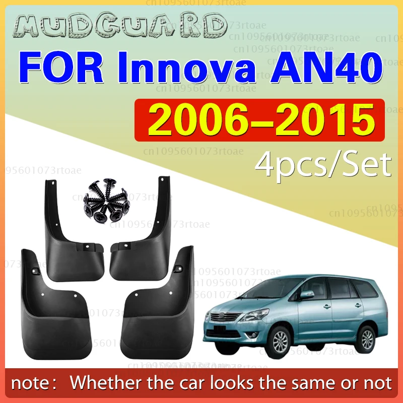 4x for Toyota Innova AN40 2006~2015 Mudguards Mudflaps Fender Mud Flap Splash Mud Guards Protect Accessories 2008 2009 2010 2012
4x for Toyota Innova AN40 2006~2015 Mudguards Mudflaps Fender Mud Flap Splash Mud Guards Protect Accessories 2008 2009 2010 2012